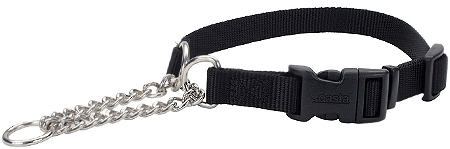 COASTAL Check Training Collar w/Buckle (Option: 3/4 x 1822in  Black)