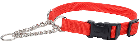 COASTAL Check Training Collar w/Buckle (Option: 3/4 x 1822in  Red)