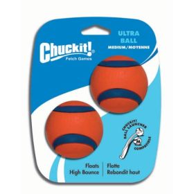 CHUCKIT Ultra Ball (Option: 2pk 2.5" M)