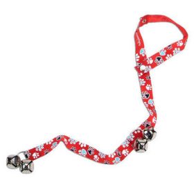 COASTAL Potty Training Bells (Option: Red & White Paws)