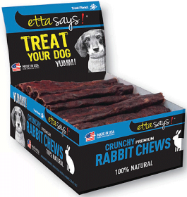 ETTA SAYS Premium Crunchy Chews (Option: Rabbit  4in 36ct)