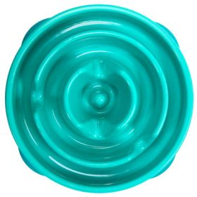 OUTWARD HOUND Slow/Fun Feeder (Option: Teal M)