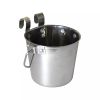 SS Flat Side Pail w/Hooks